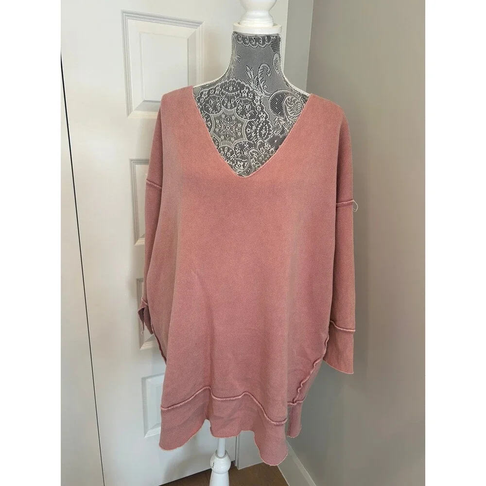 Free People Movement Oversized Shirt Tunic Dress Small